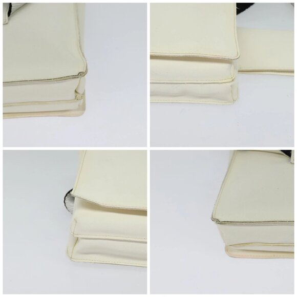 CHANEL Waist Bag Nylon White CC Auth bs25229 - Picture 15 of 16